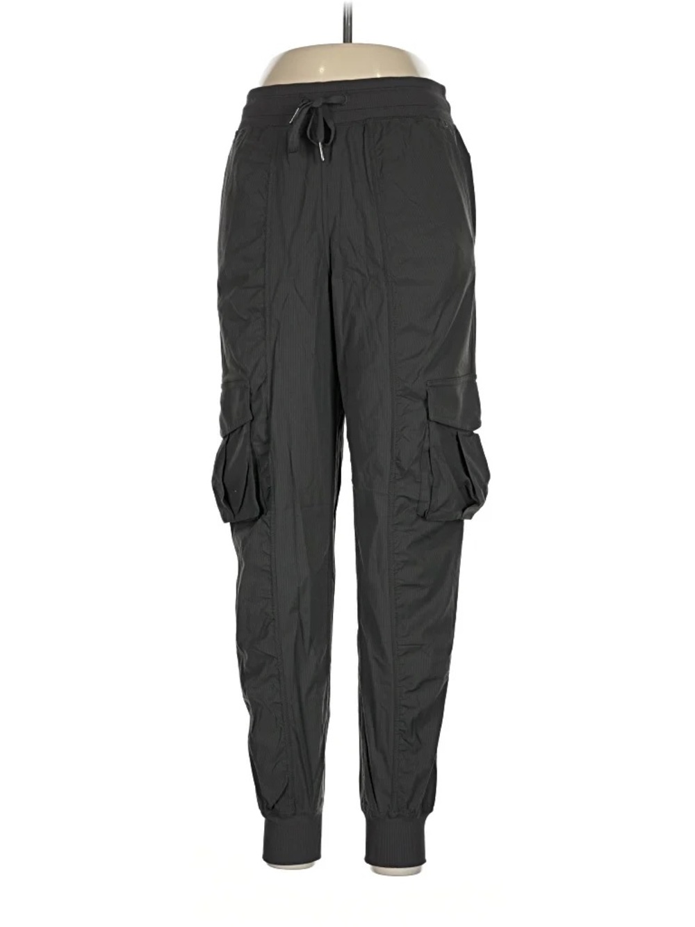 Lululemon Black Cargo Jogger Pants - Lightweight Utility Style